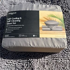 Miracle Self-Cooling Gray Sheet Set